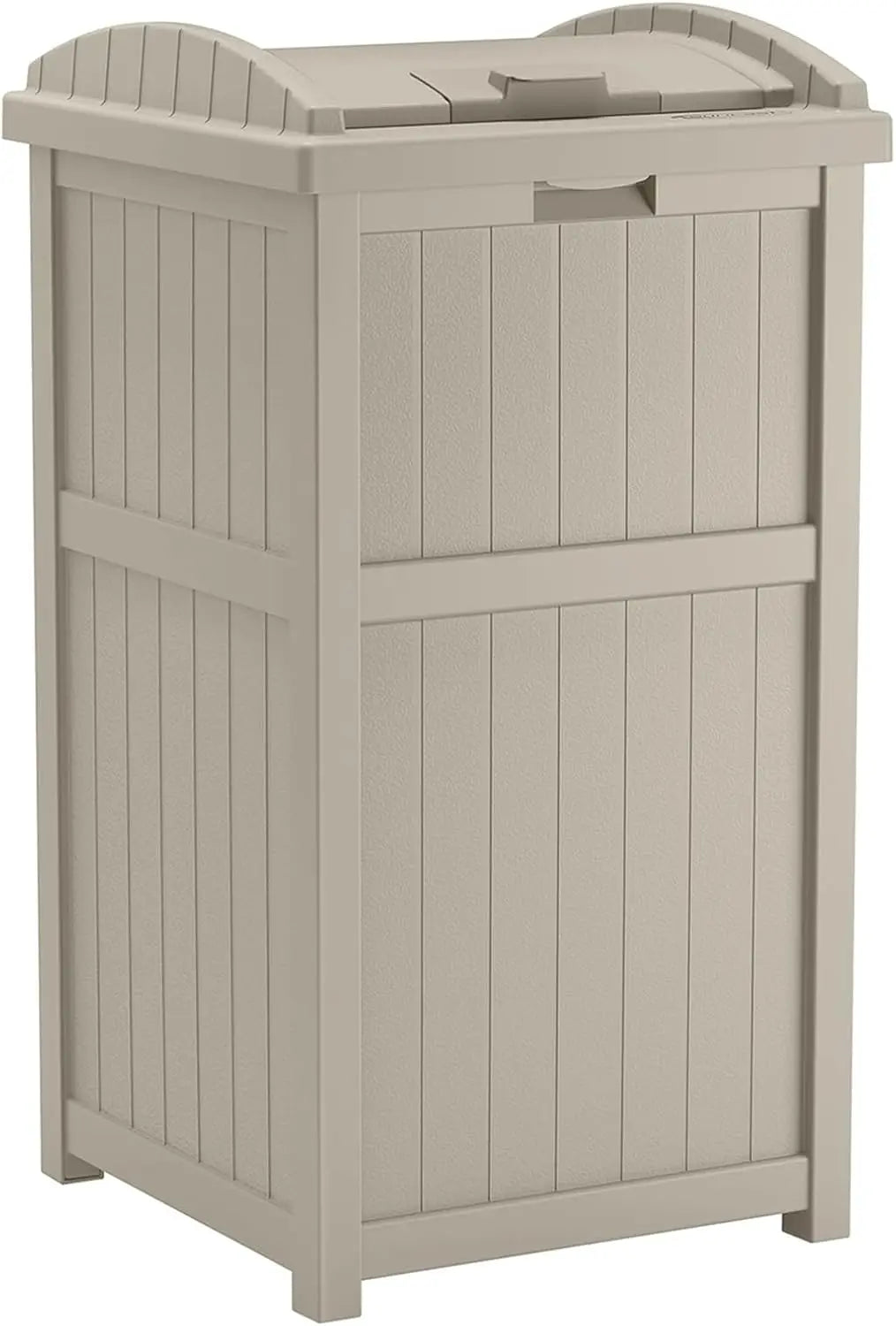 Suncast Outdoor Resin Trash Hideaway Waste Storage Container