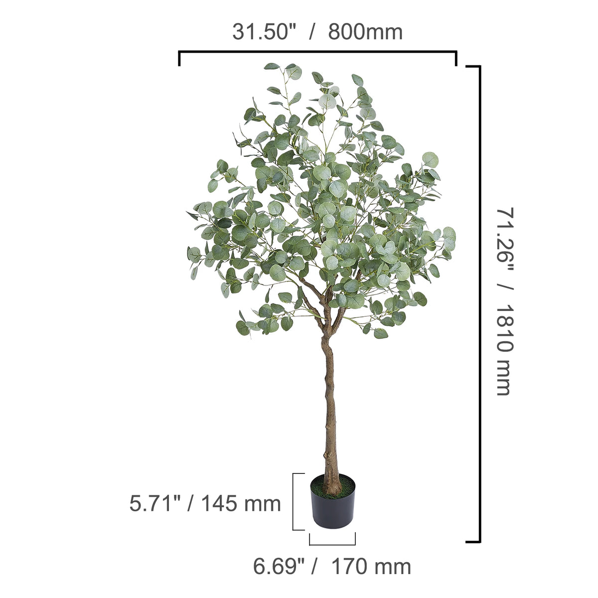 SucceBuy Artificial Olive Tree For Home And Patio Decor