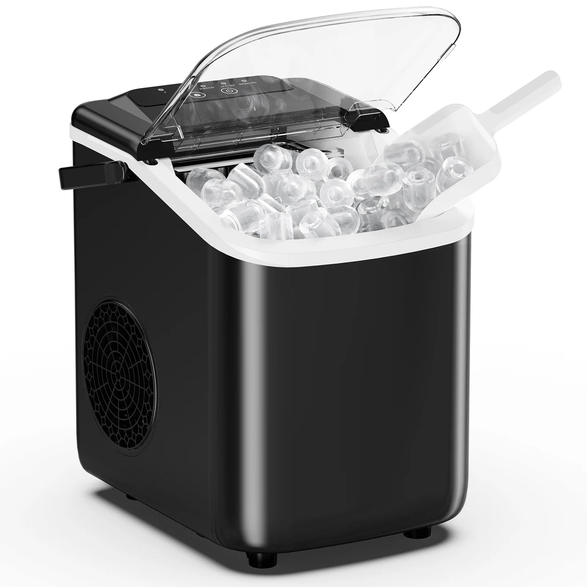 Portable Countertop Ice Maker Machine With Scoop Basket And Handle