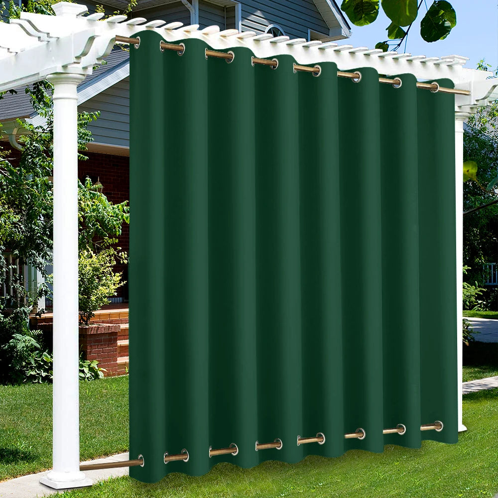 Waterproof Thermal Insulated Patio Outdoor Blackout Window Curtains