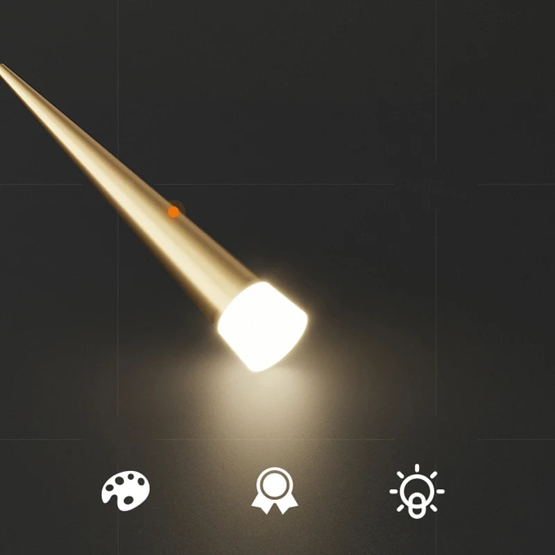 CAMPEGGI Luxury LED Pendant Chandelier for Living Room and Staircase