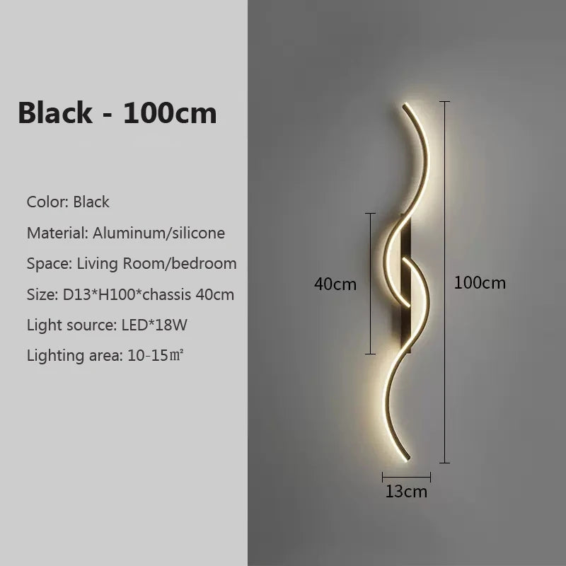 Darhyn Modern Aluminum Led Wall Lamp Indoor Lighting Fixture
