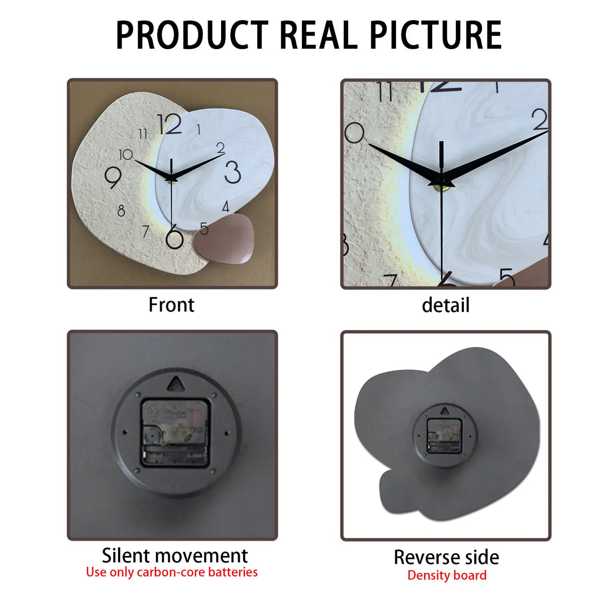 Choice Silent Quartz Wall Clock For Bedroom And Living Room