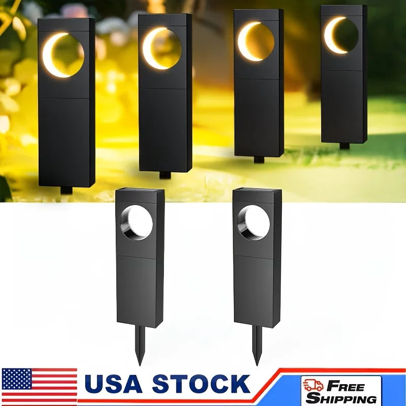 Waterproof Solar Pathway Lights Outdoor Led Garden Yard Decorations