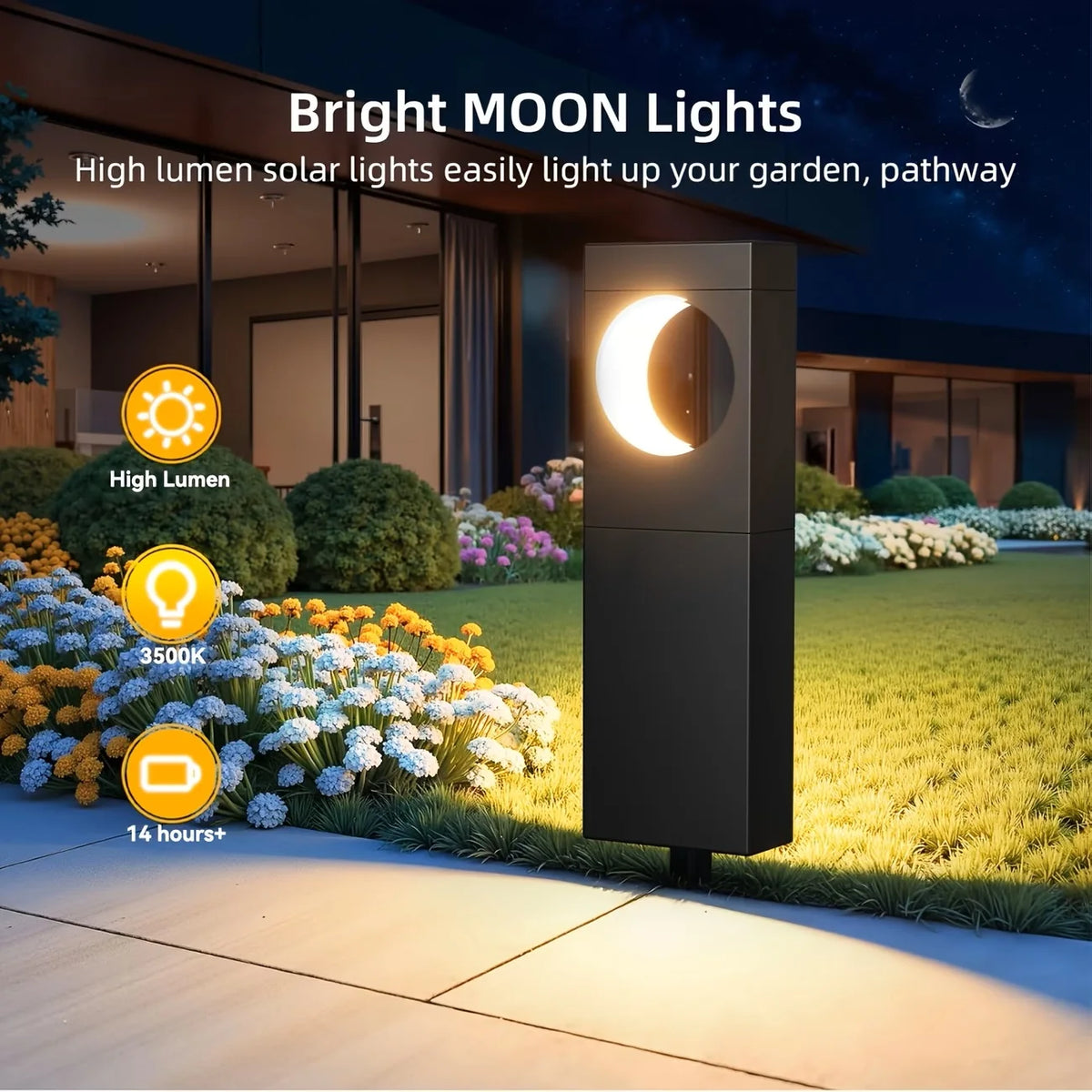 Waterproof Solar Pathway Lights Outdoor Led Garden Yard Decorations