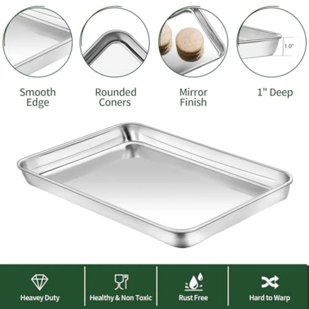 Premium Stainless Steel Baking Sheet With Cooling Racks
