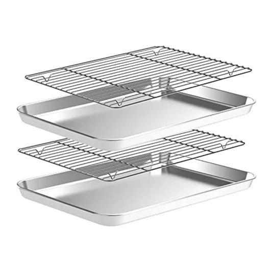 Premium Stainless Steel Baking Sheet With Cooling Racks