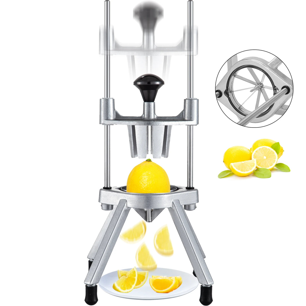 SucceBuy Commercial Lemon And Lime Wedge Slicer Fruit Cutter