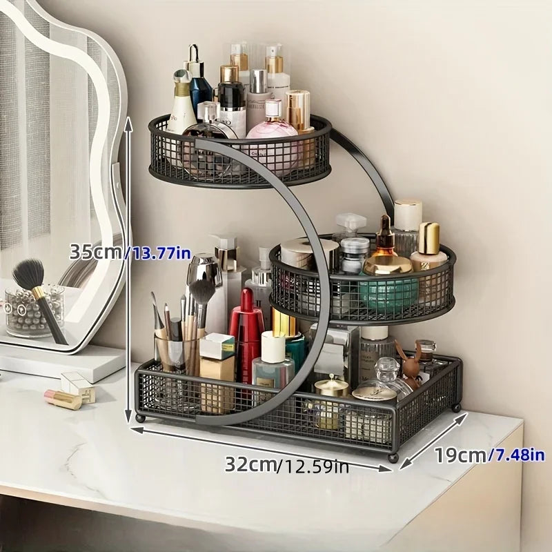 Multilayer Makeup Storage Rack Cosmetic Organizer Box For Home Use