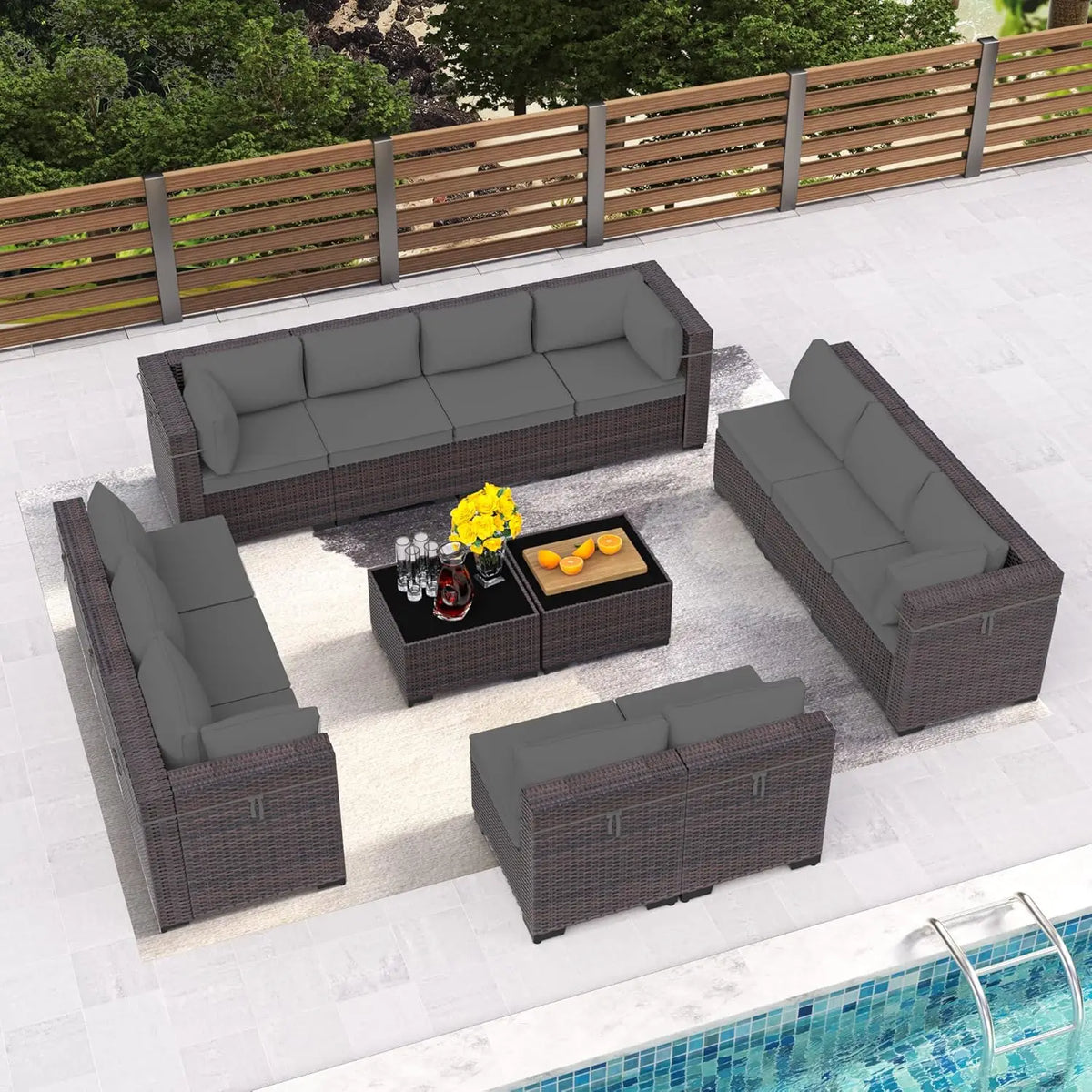 Xiaolang All Weather PE Rattan Outdoor Patio Furniture Set