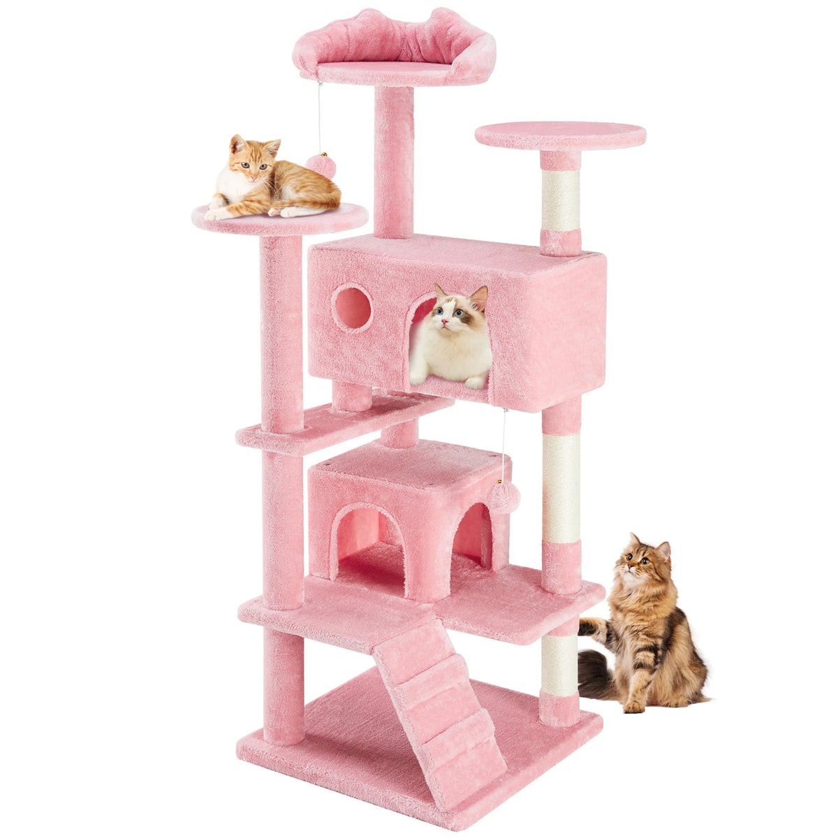 JHK Multi Level Cat Tree With Sisal Scratching Post