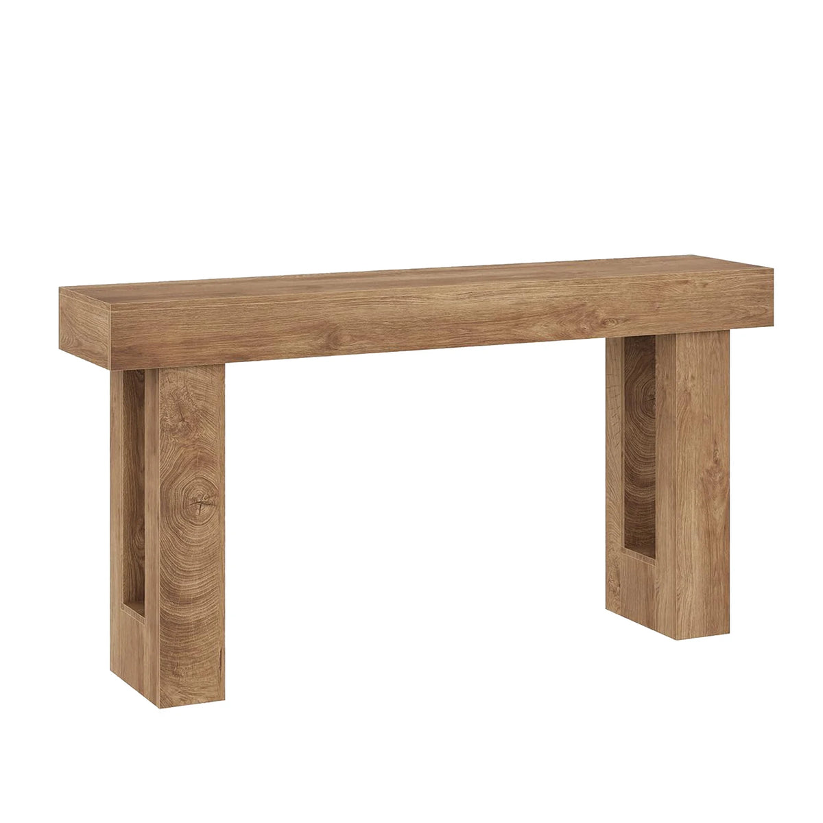 HiMiss Modern Wooden Console Table for Living Room Sofa