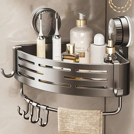 Waasoscon Metal Wall Mounted Triangle Shower Corner Shelf Rack