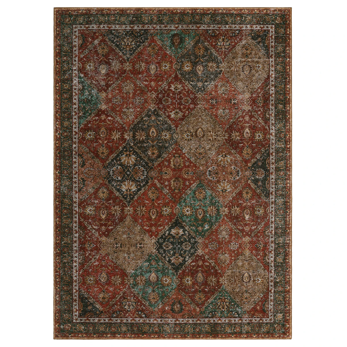Machine Washable Non Slip Polyester Area Rug For Living Rooms