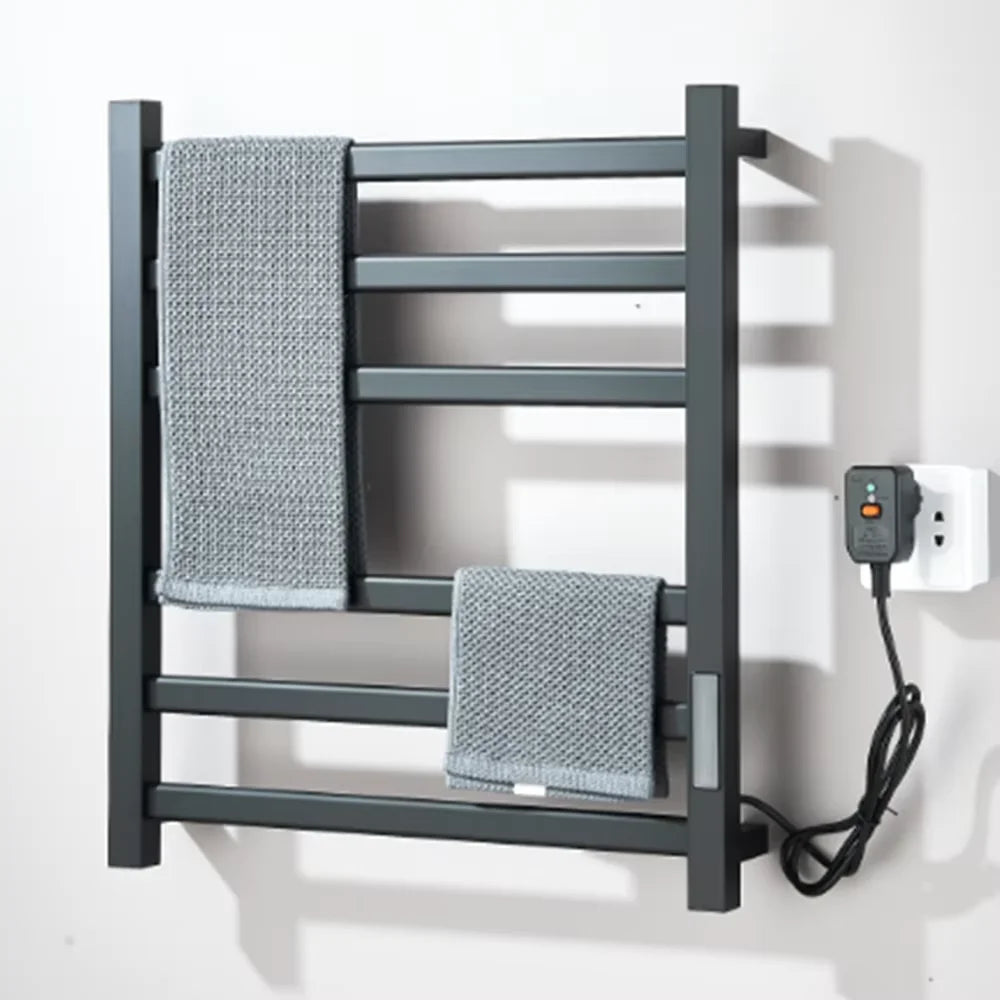 Shinesia Electric Towel Warmer Wall Mounted Digital Display Bathroom Rack