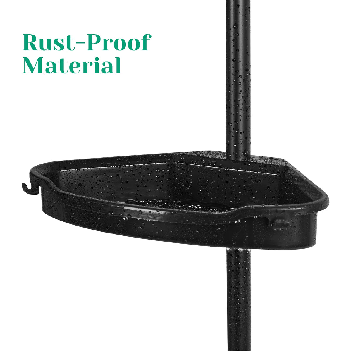 HiMISS Four Tier Corner Shower Caddy Adjustable Bathroom Storage Rack