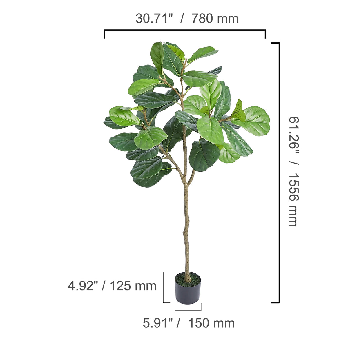 SucceBuy Artificial Olive Tree For Home And Patio Decor