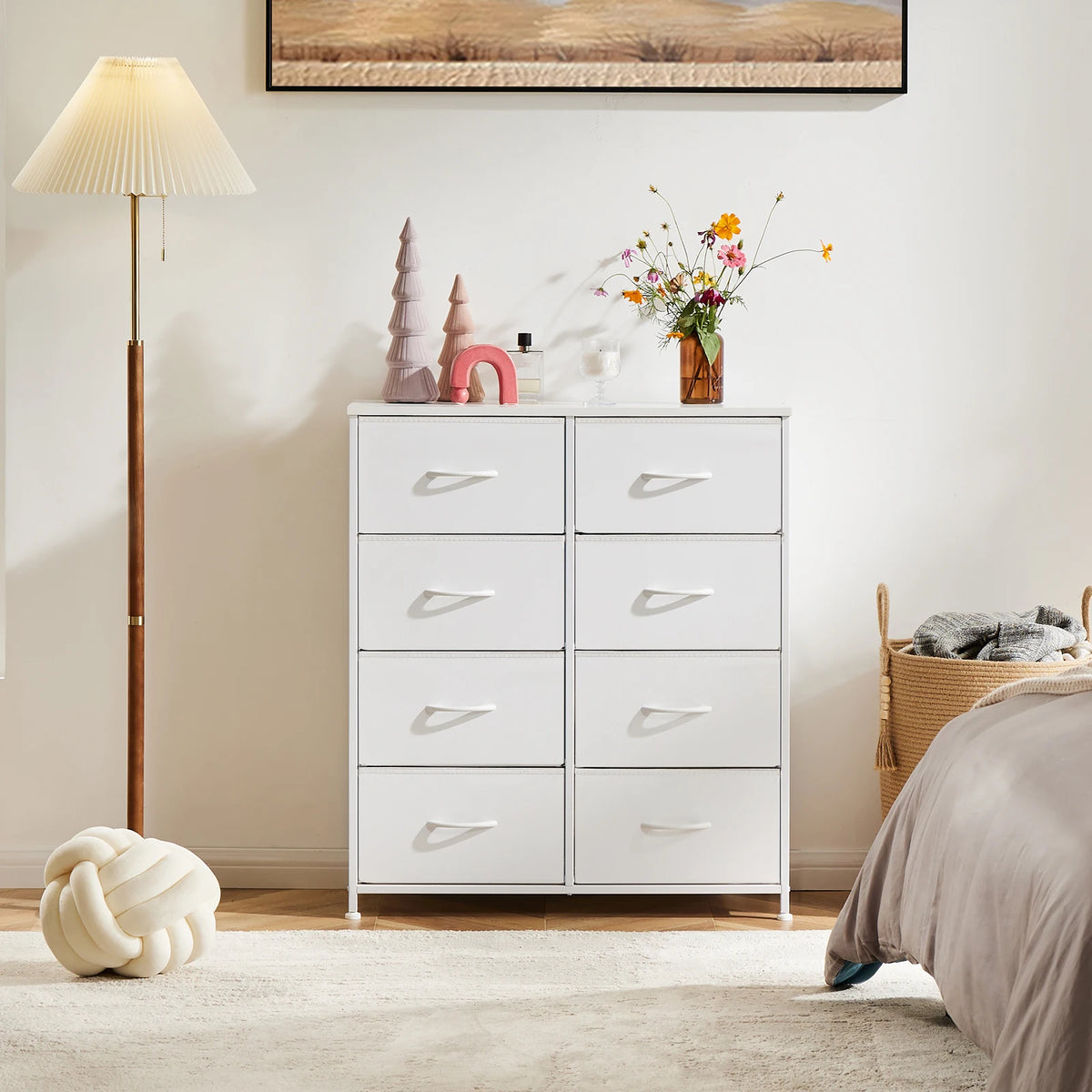 MCQ 8 Drawer Metal Storage Cabinet For Living Room And Bedroom