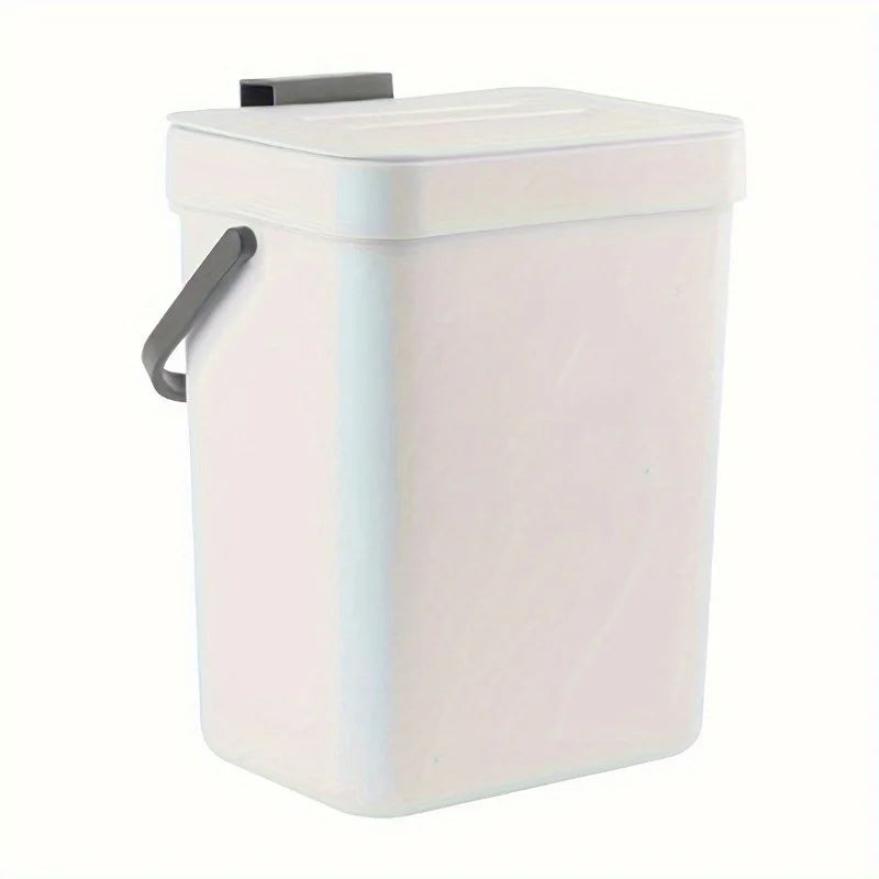 Compact Quiet Trash Can For Kitchen And Office Desktop Storage