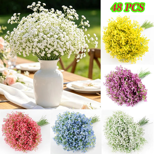 Artificial Baby Breath Flowers Wedding Table Greenery Decor