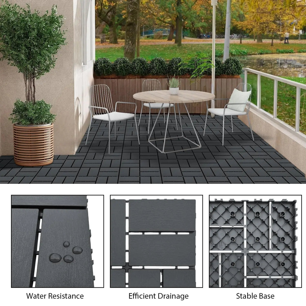 HKXSHS Plastic Lock Floor And Outdoor Terrace Tiles