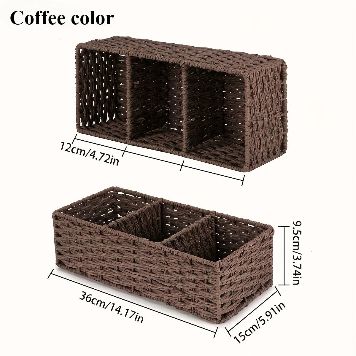 Handmade Plant Fiber Paper Rope Bathroom Tissue Storage Box