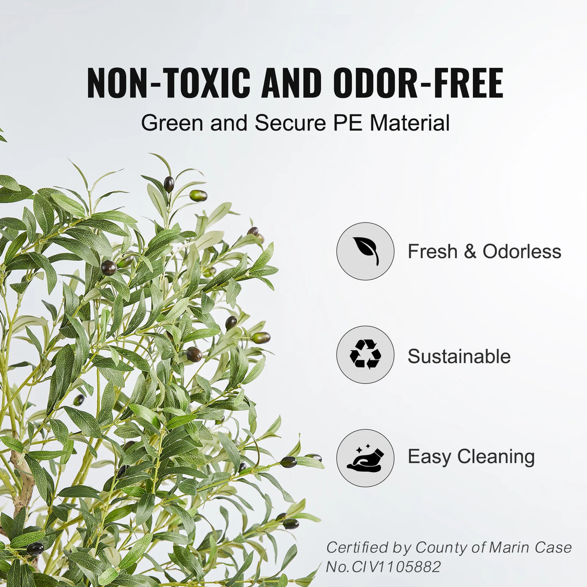 SucceBuy Artificial Olive Tree For Home And Patio Decor