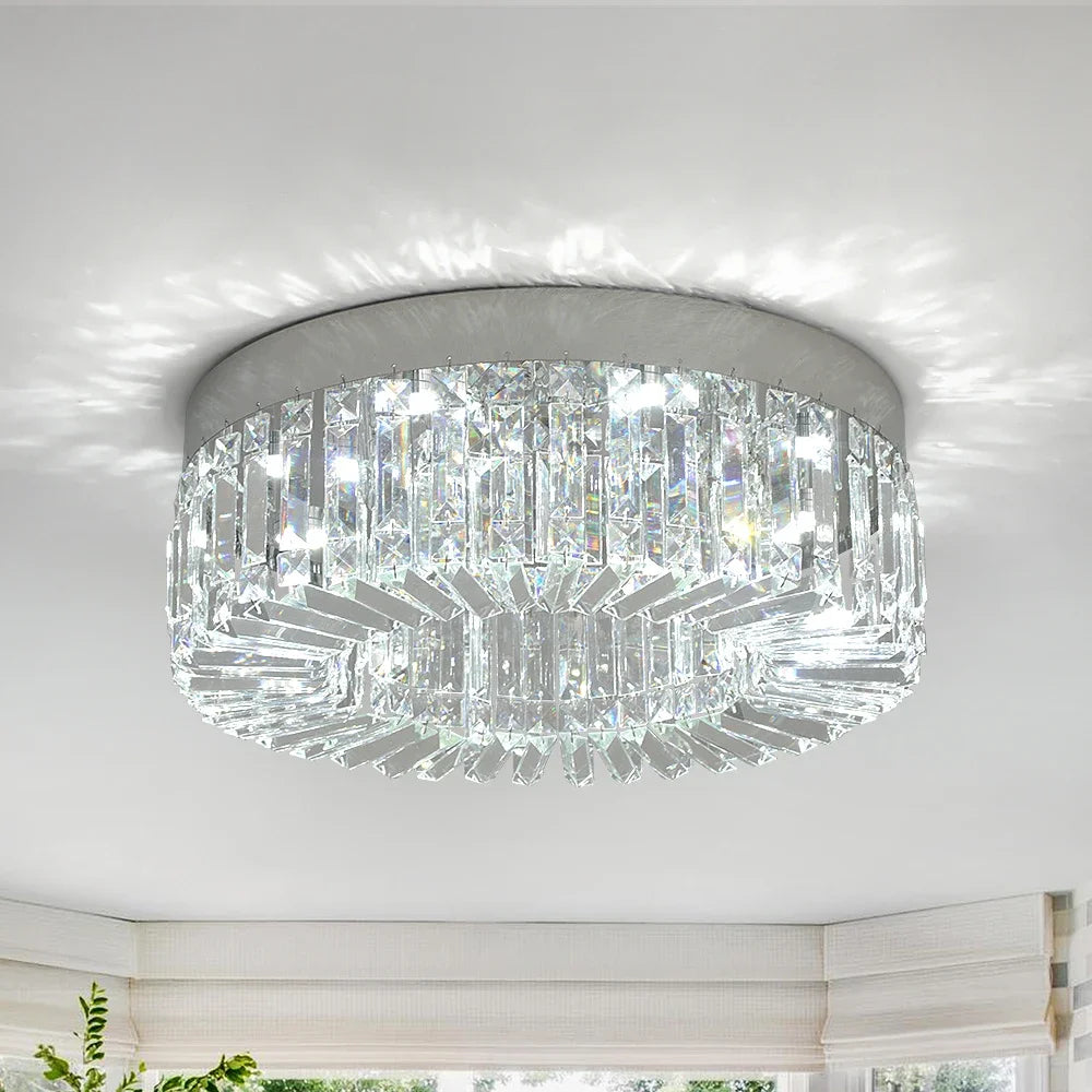 Vetulus Luxury Modern Crystal Chandelier Elegant Ceiling Fixture