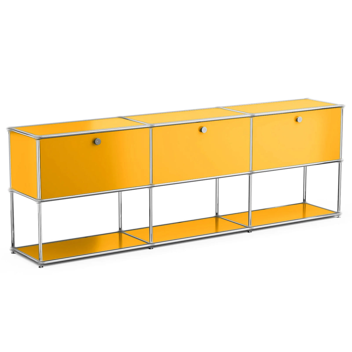 Modern Storage Cabinet Stainless Steel TV Stand Home Office Furniture