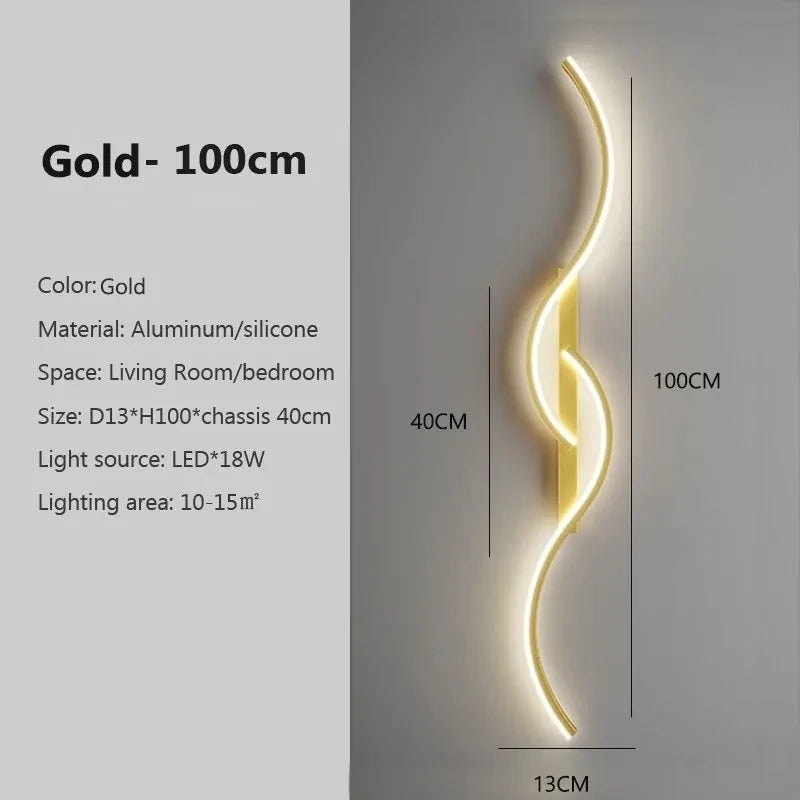 Darhyn Modern Aluminum Led Wall Lamp Indoor Lighting Fixture