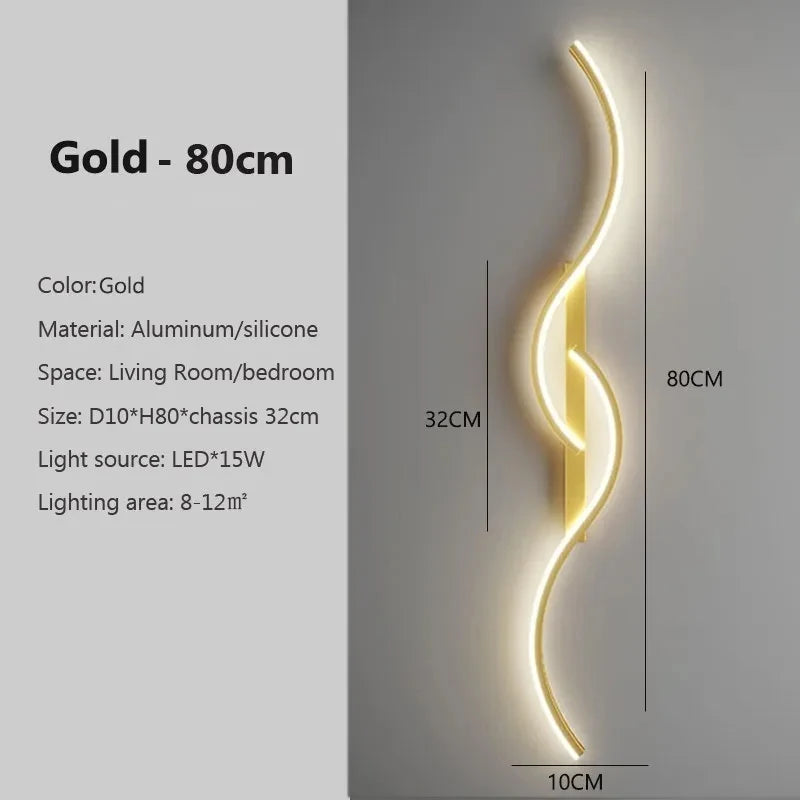 Darhyn Modern Aluminum Led Wall Lamp Indoor Lighting Fixture