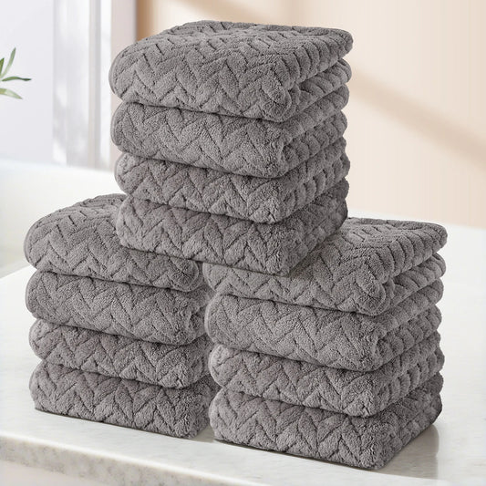 Luxury Microfiber Towel Set Quick Dry Absorbent Bathroom Essentials