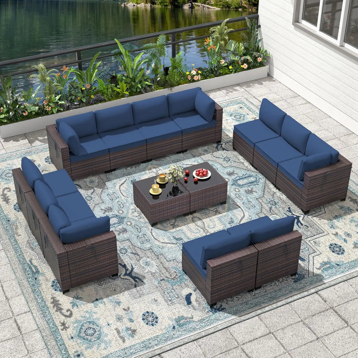 Xiaolang All Weather PE Rattan Outdoor Patio Furniture Set