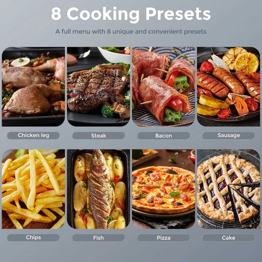 Sejoy Electric Air Fryer Oven Cooker Multifunctional Kitchen Appliance