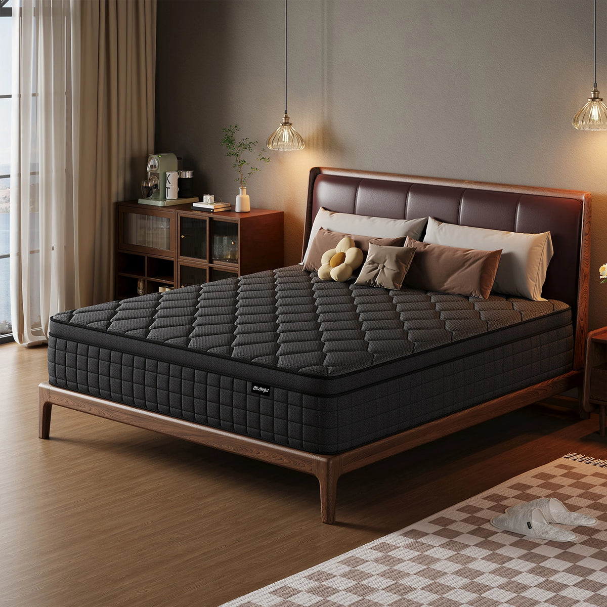 8inch 10inch 12 Inch 14 Inch Multilayer Hybrid Twin Full Queen King Size Mattress- Multiple Sizes & Styles Available, Ergonomic Design with Memory Foam And Pocket Spring, Medium Firm Feel