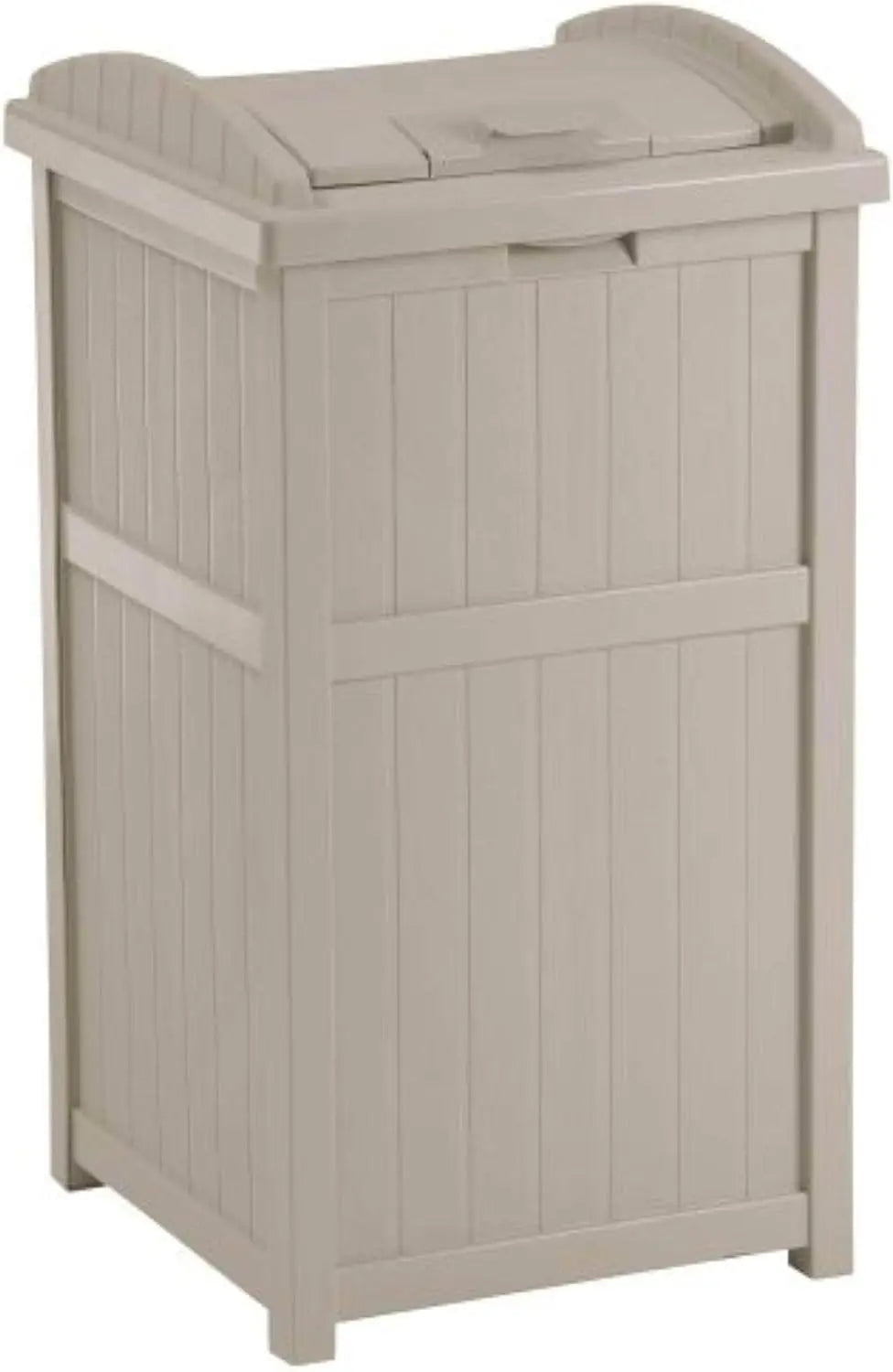 Suncast Outdoor Resin Trash Hideaway Waste Storage Container