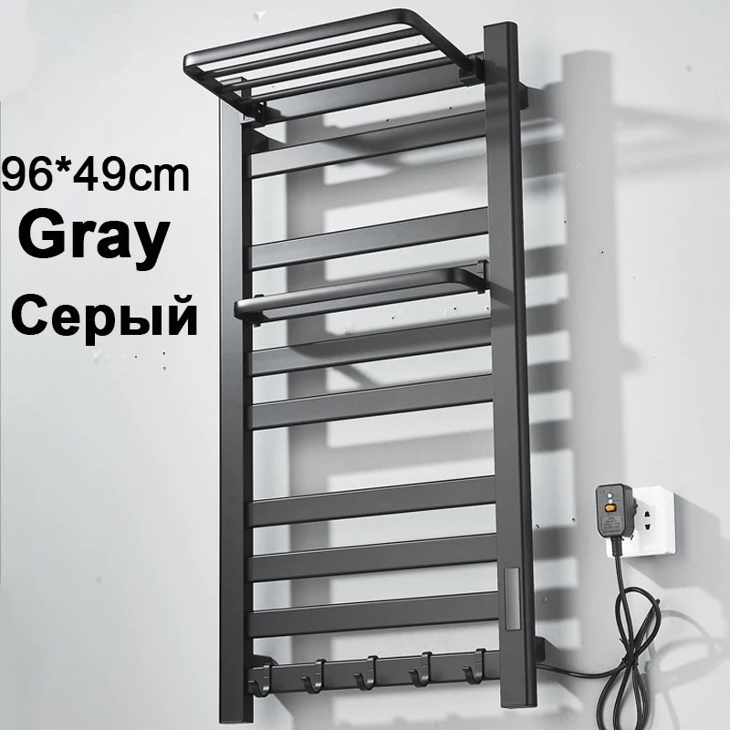 Shinesia Electric Towel Warmer With Digital Display Bathroom Heater