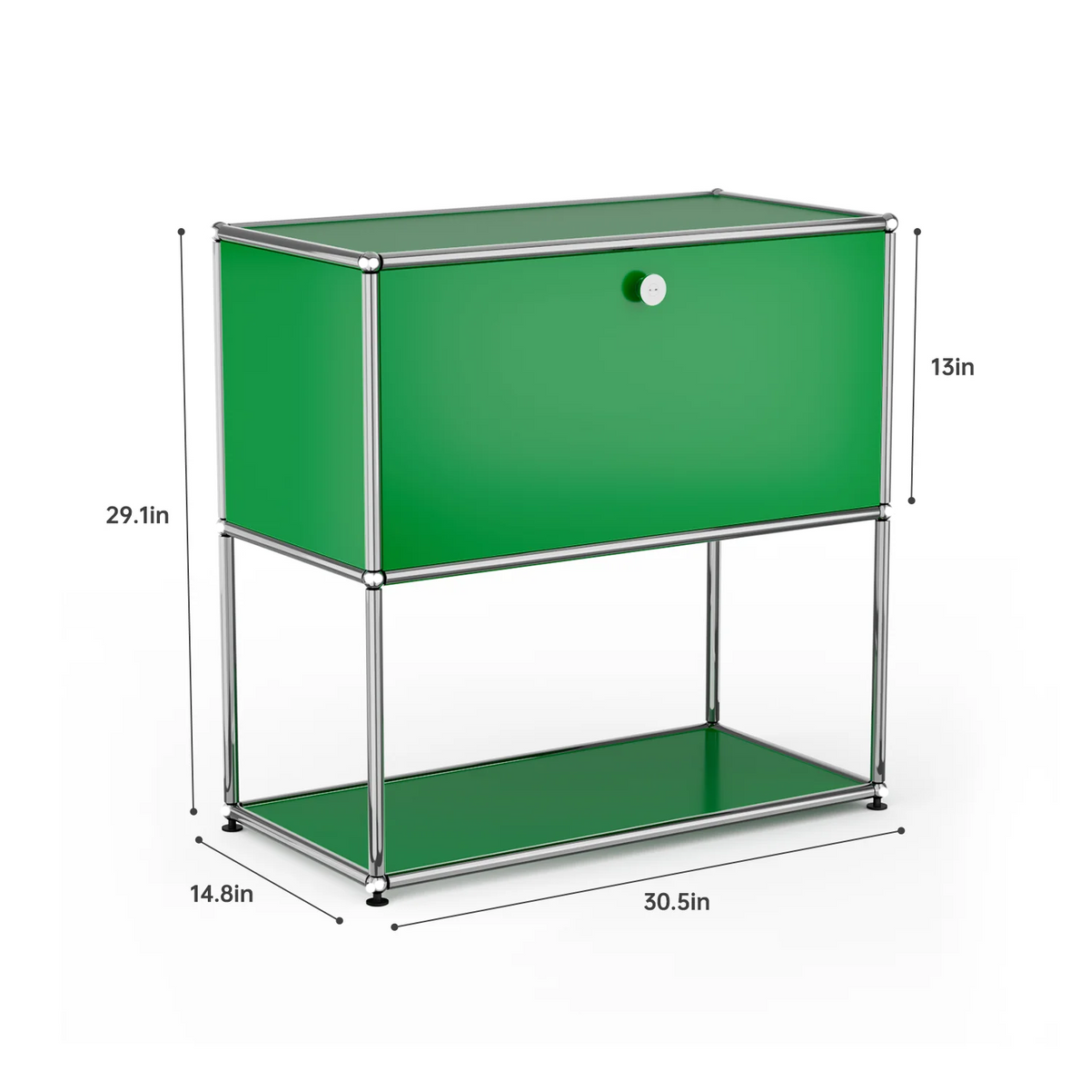 Modern Storage Cabinet Stainless Steel TV Stand Home Office Furniture