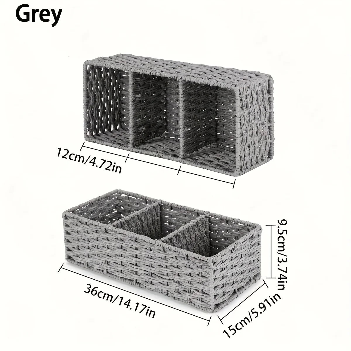 Handmade Plant Fiber Paper Rope Bathroom Tissue Storage Box