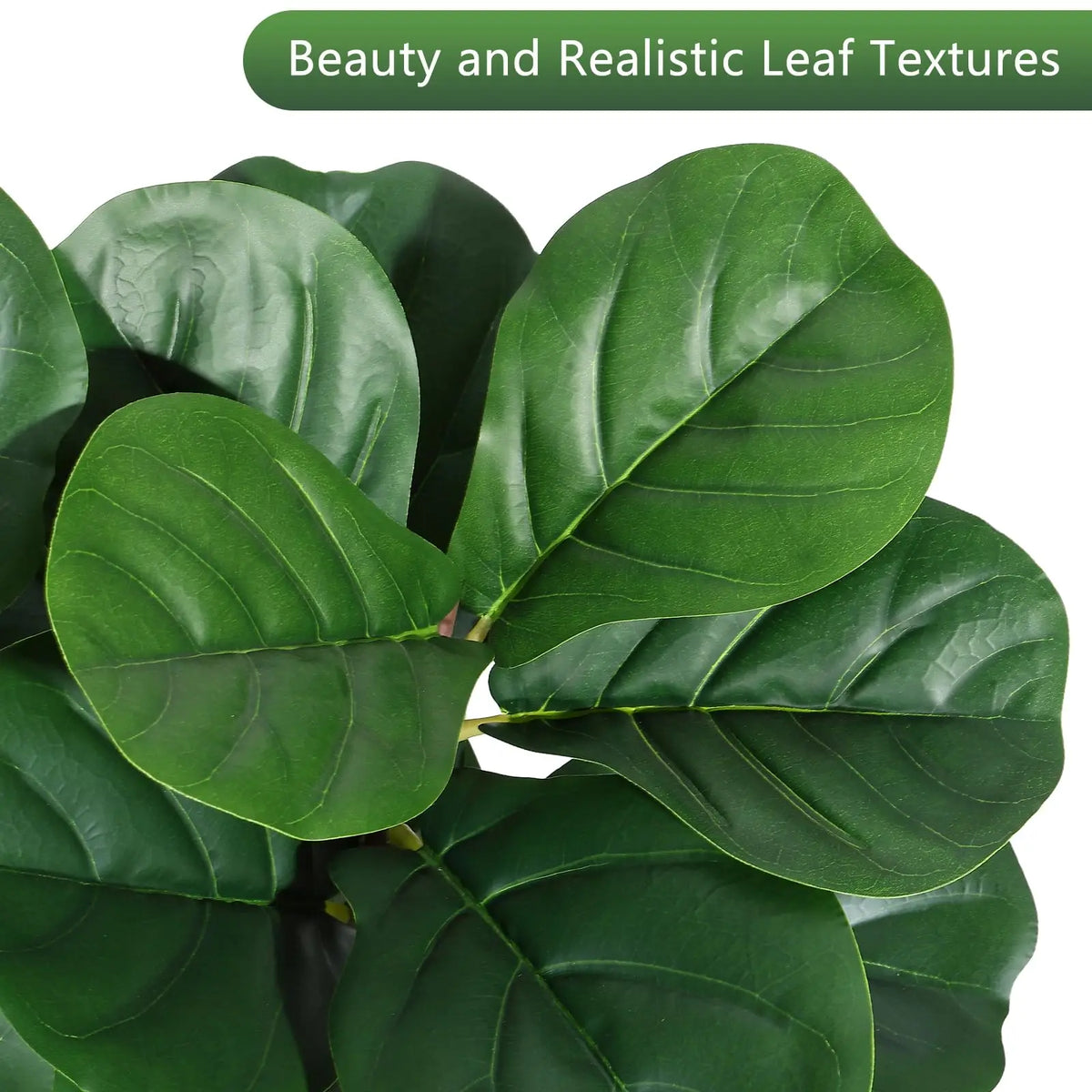 Realistic Artificial Fiddle Leaf Fig Tree For Home Decor