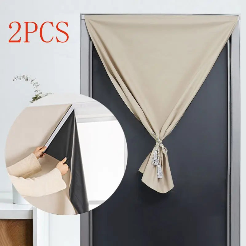 Self Adhesive Blackout Window Curtains For Bedroom Privacy Sunshade