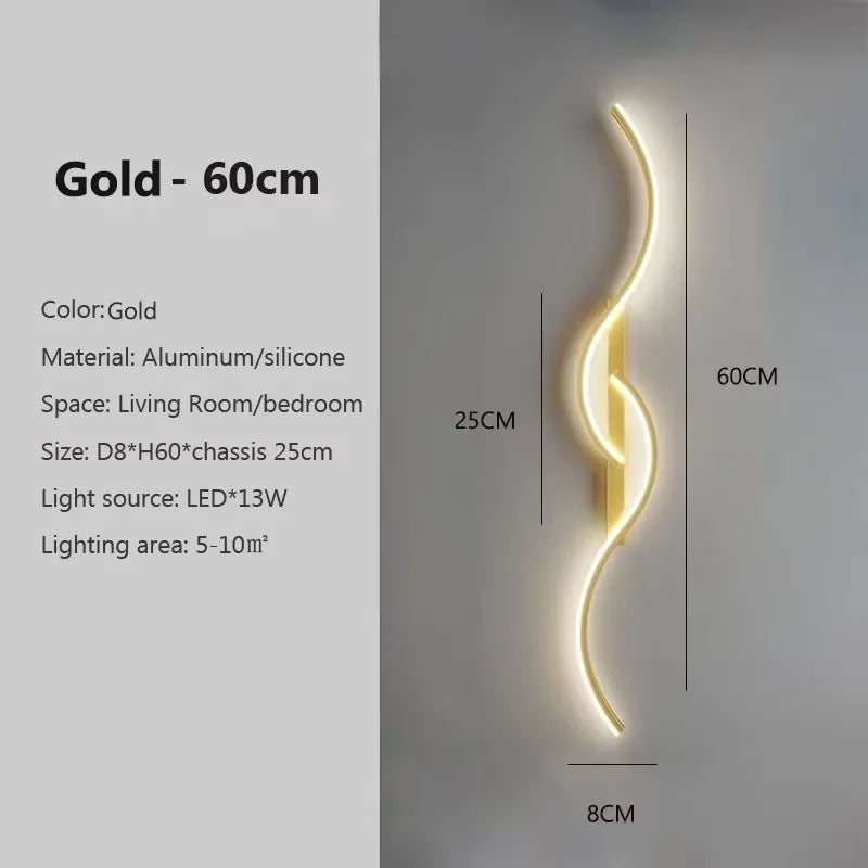 Darhyn Modern Aluminum Led Wall Lamp Indoor Lighting Fixture