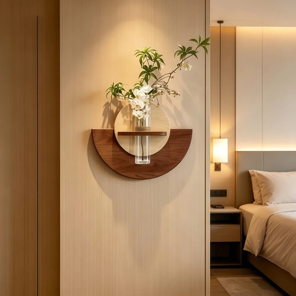 Wall Mount Plant Shelf For Indoor Home Office Display