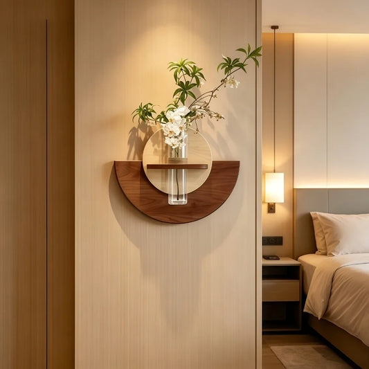 Wall Mount Plant Shelf For Indoor Home Office Display