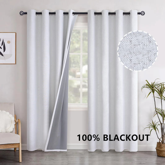 Custom Blackout Curtains With Soundproofing For Window Treatment
