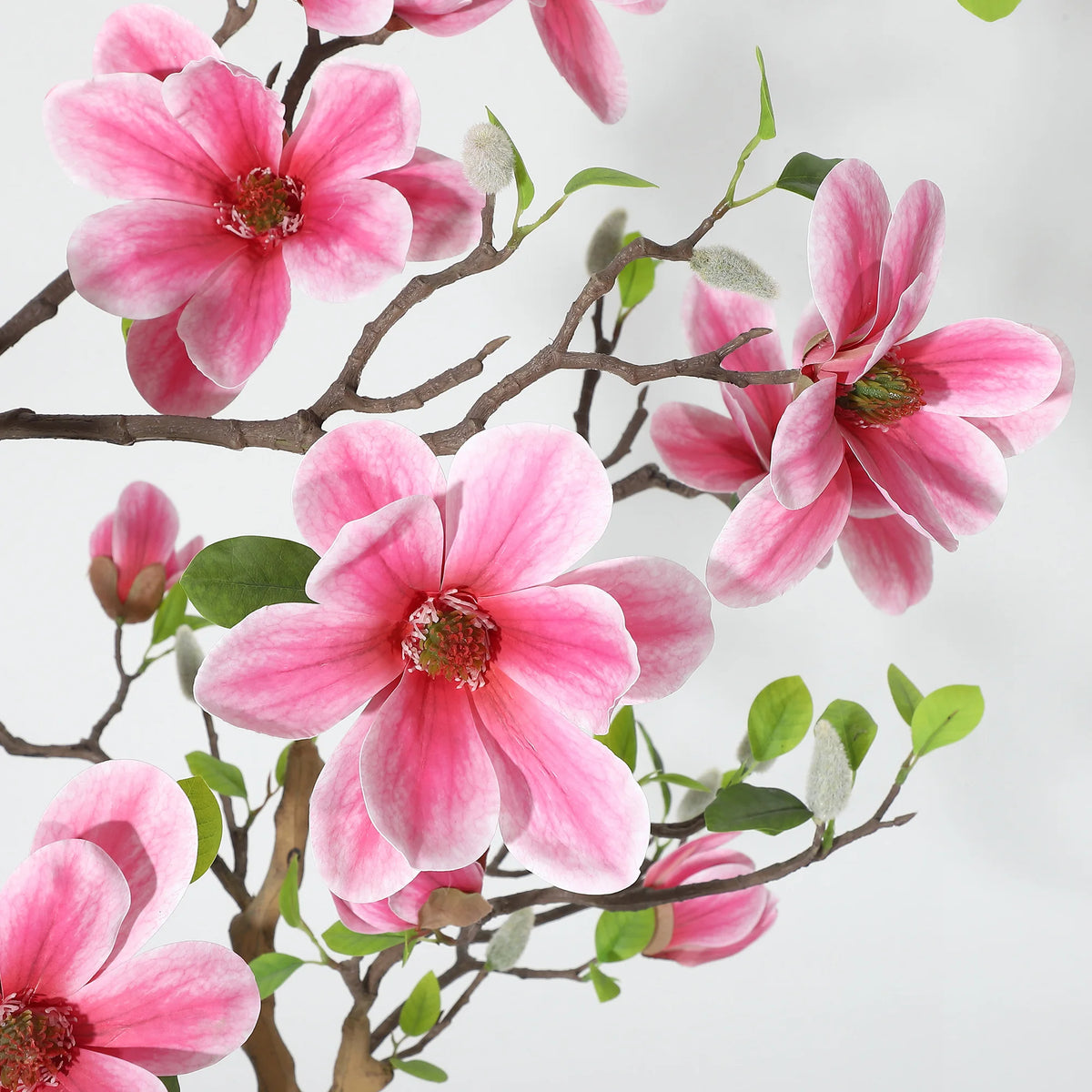 HiMISS Lifelike Artificial Magnolia Tree For Indoor Home Decor