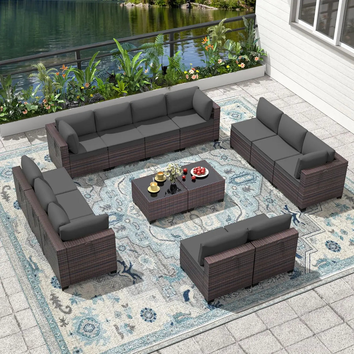 Xiaolang All Weather PE Rattan Outdoor Patio Furniture Set