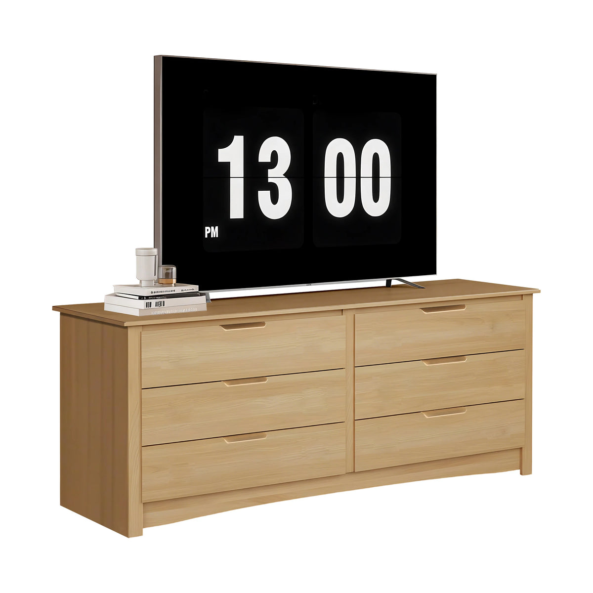 JHK Modern Wood Chest of Drawers Cabinet for Living Room