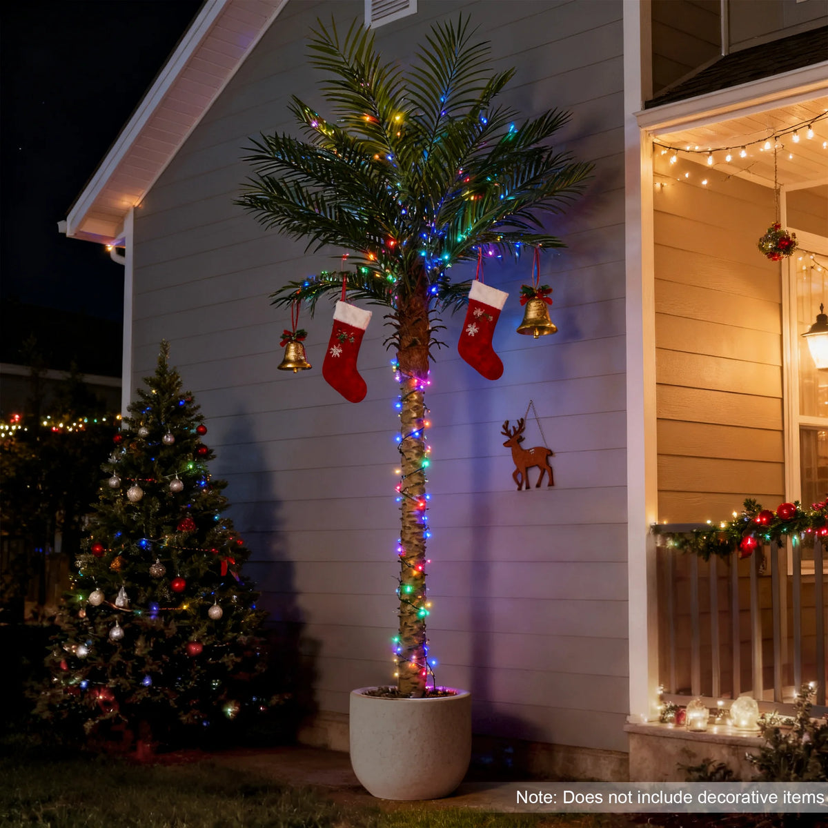 Olitree Artificial Faux Palm Tree Indoor Outdoor Home Decor