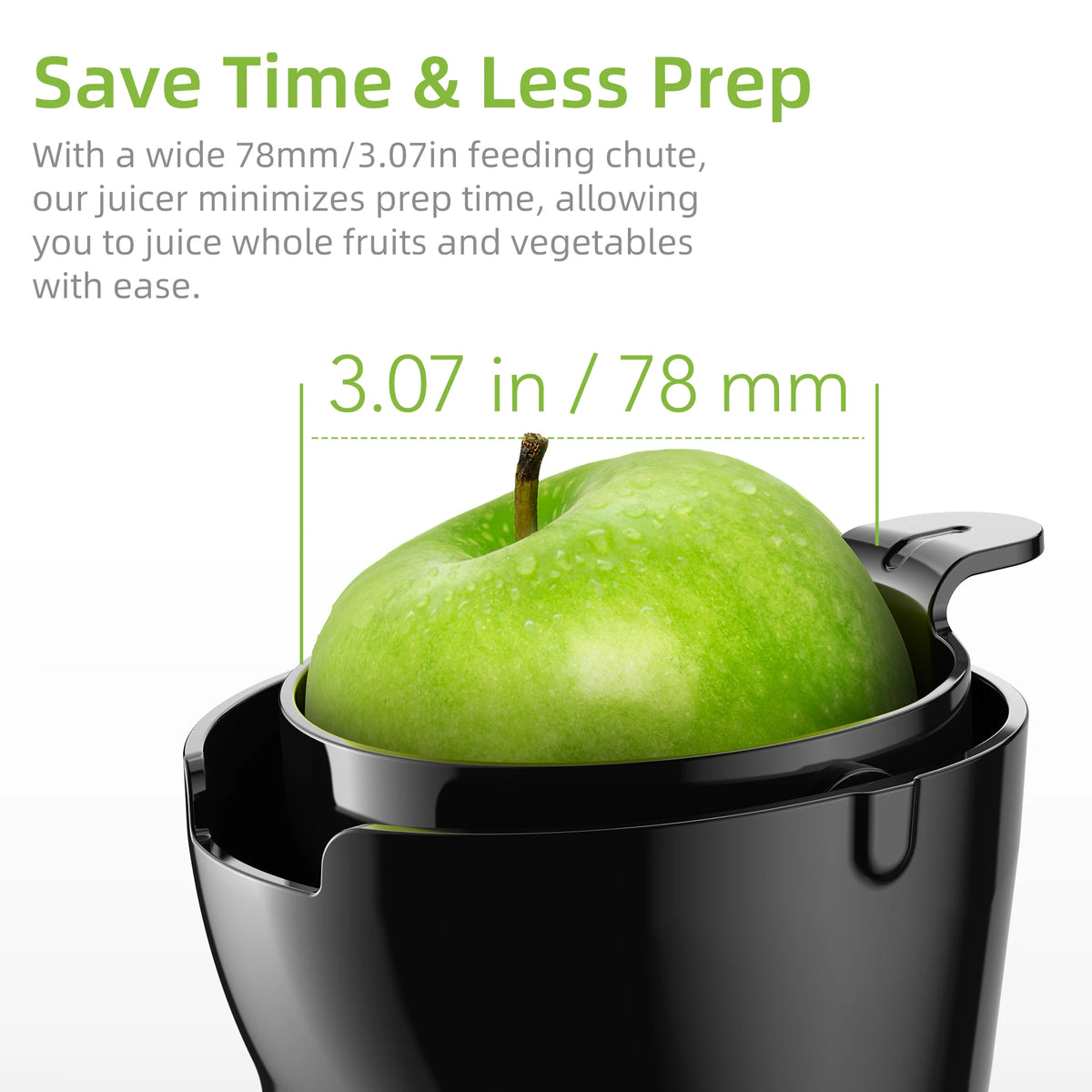 BioloMix Cold Press Juicer For Whole Fruits And Vegetables